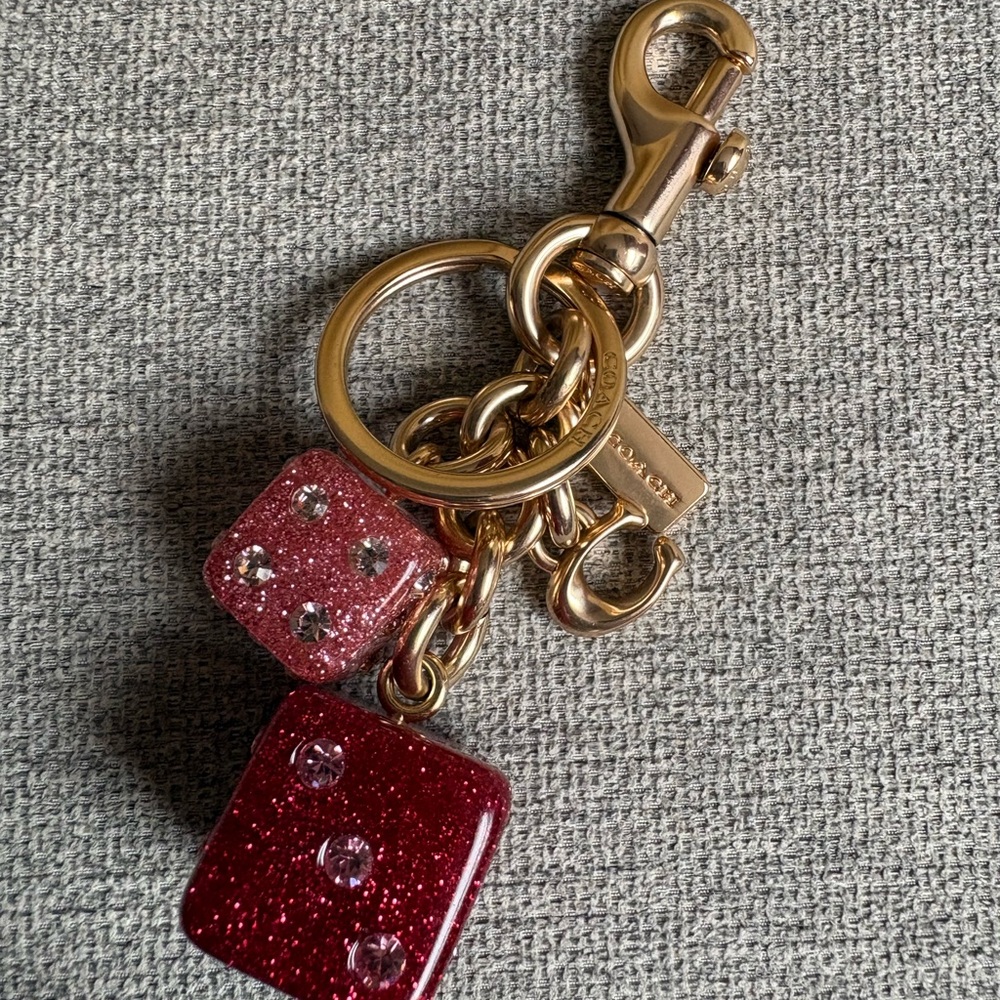 Coach Dice Cluster Bag Charm